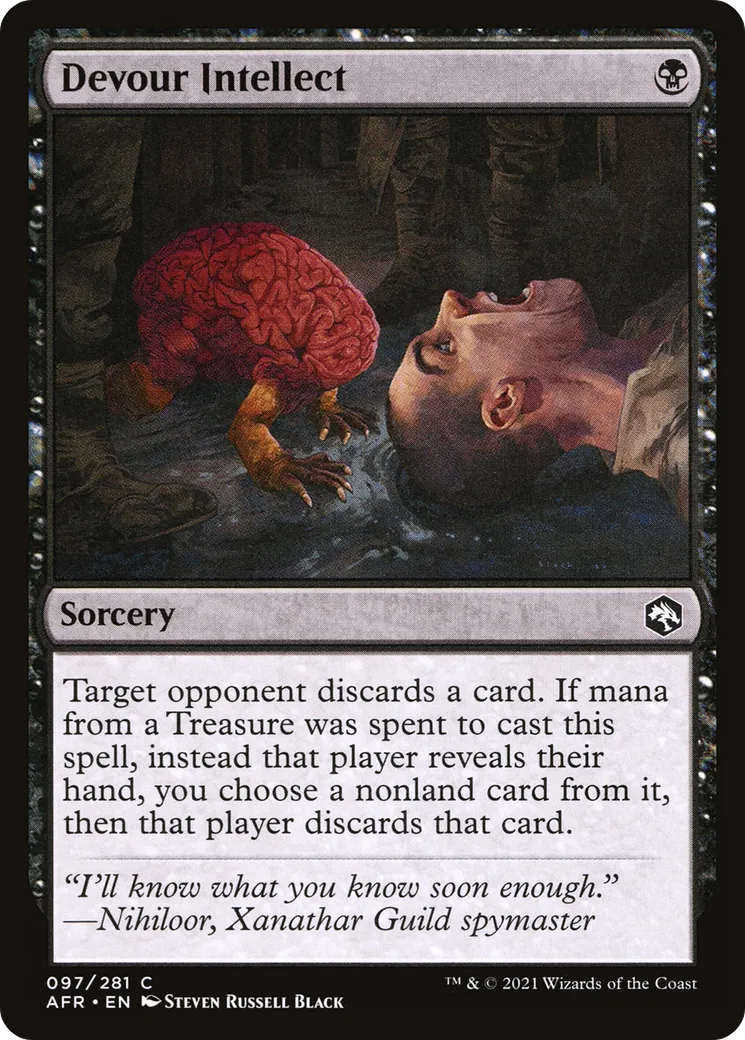 Devour Intellect from Adventures in the Forgotten Realms - Magic: The Gathering