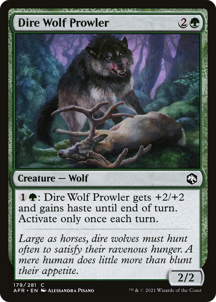 Rôdeur loup sanguinaire — Adventures in the Forgotten Realms — Magic: The Gathering