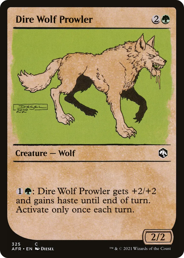 Rôdeur loup sanguinaire — Adventures in the Forgotten Realms — Magic: The Gathering