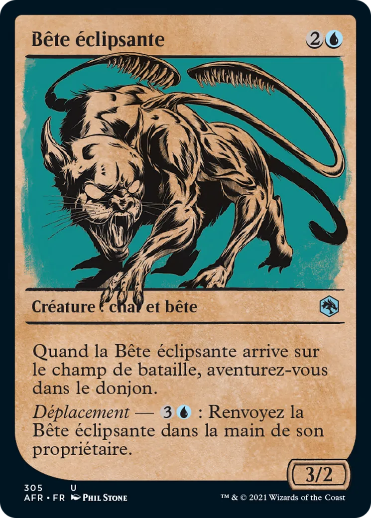Bête éclipsante from Adventures in the Forgotten Realms - Magic: The Gathering