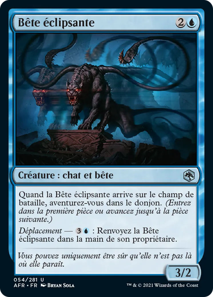 Bête éclipsante — Adventures in the Forgotten Realms — Magic: The Gathering