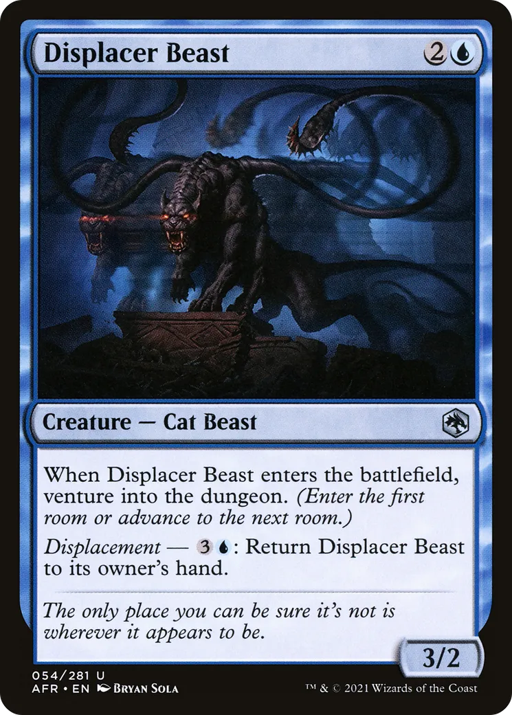 Displacer Beast — Adventures in the Forgotten Realms — Magic: The Gathering