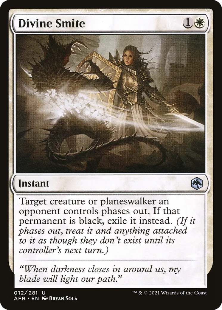 Divine Smite — Adventures in the Forgotten Realms — Magic: The Gathering