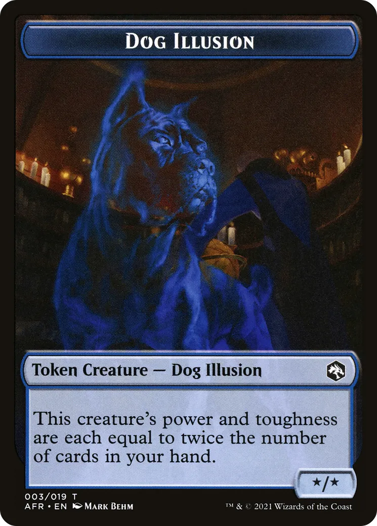 Dog Illusion — Adventures in the Forgotten Realms — Magic: The Gathering