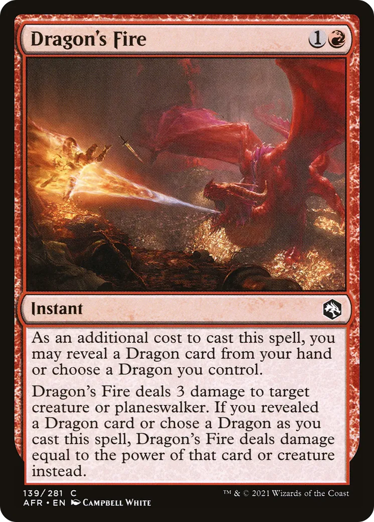 Dragon's Fire — Adventures in the Forgotten Realms — Magic: The Gathering