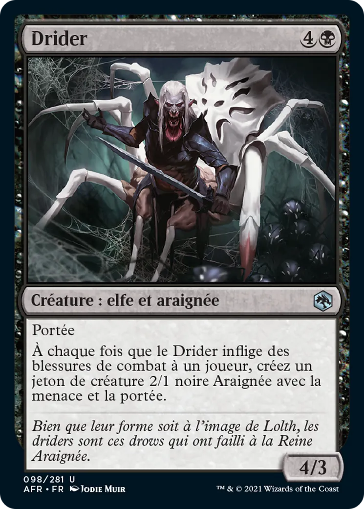 Drider — Adventures in the Forgotten Realms — Magic: The Gathering