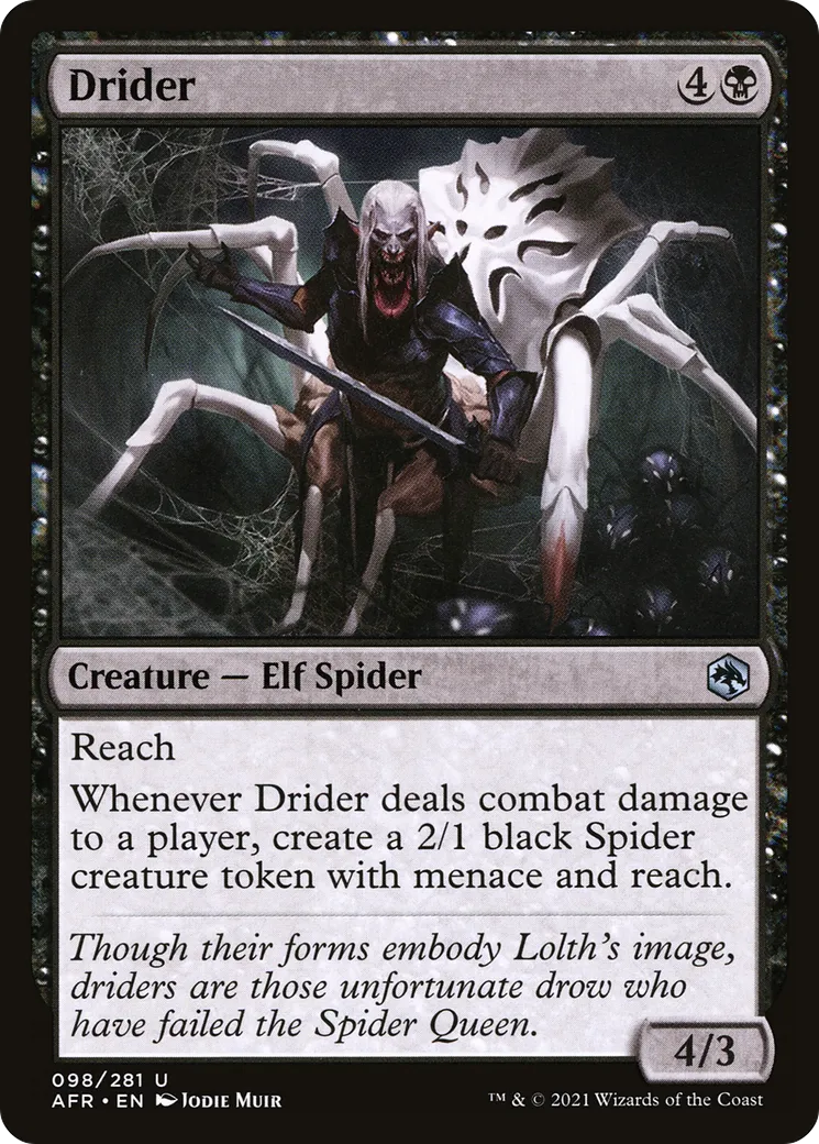 Drider — Adventures in the Forgotten Realms — Magic: The Gathering