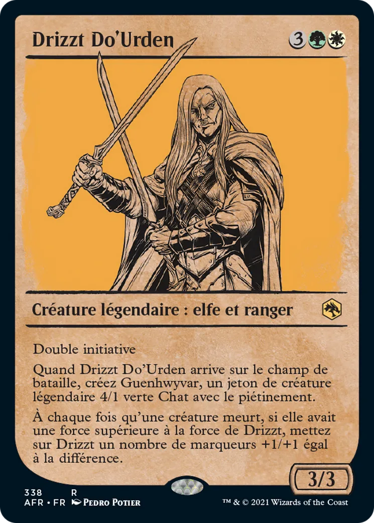 Drizzt Do'Urden — Adventures in the Forgotten Realms — Magic: The Gathering