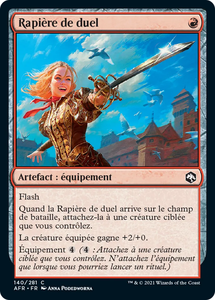 Rapière de duel — Adventures in the Forgotten Realms — Magic: The Gathering