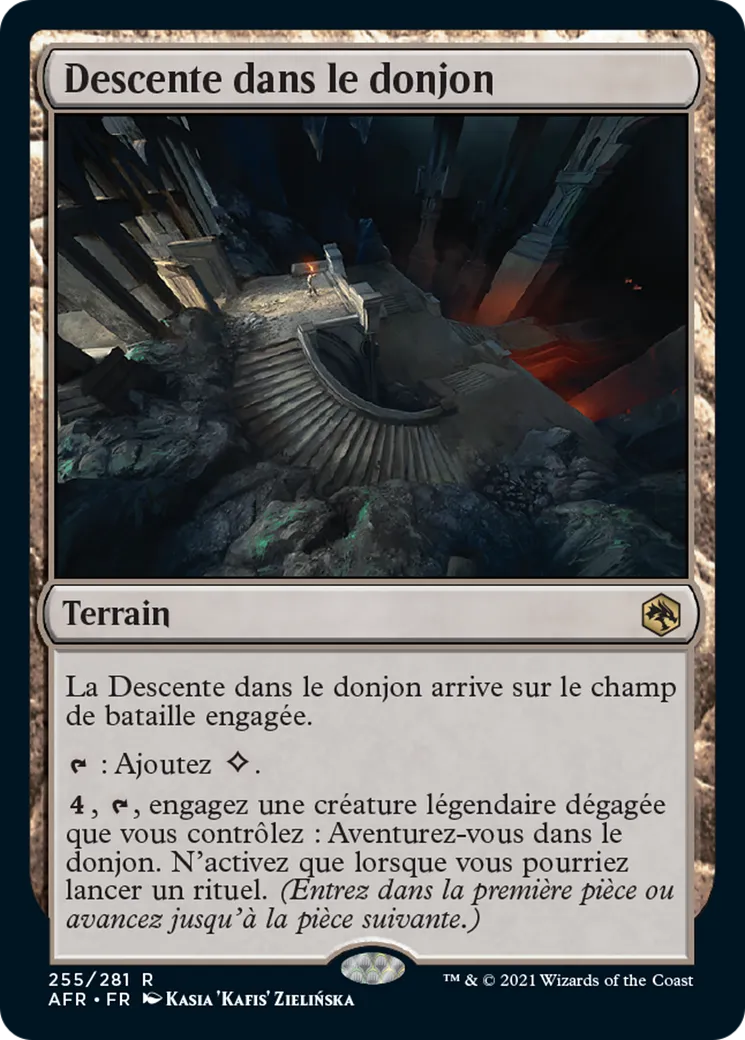 Descente dans le donjon — Adventures in the Forgotten Realms — Magic: The Gathering