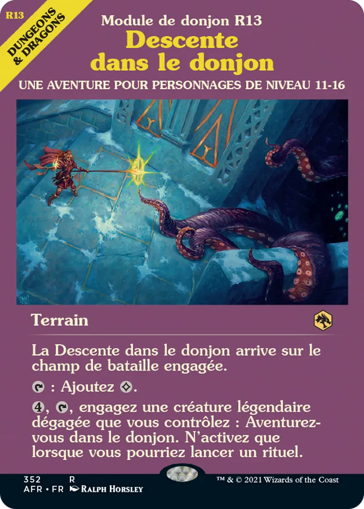 Descente dans le donjon — Adventures in the Forgotten Realms — Magic: The Gathering