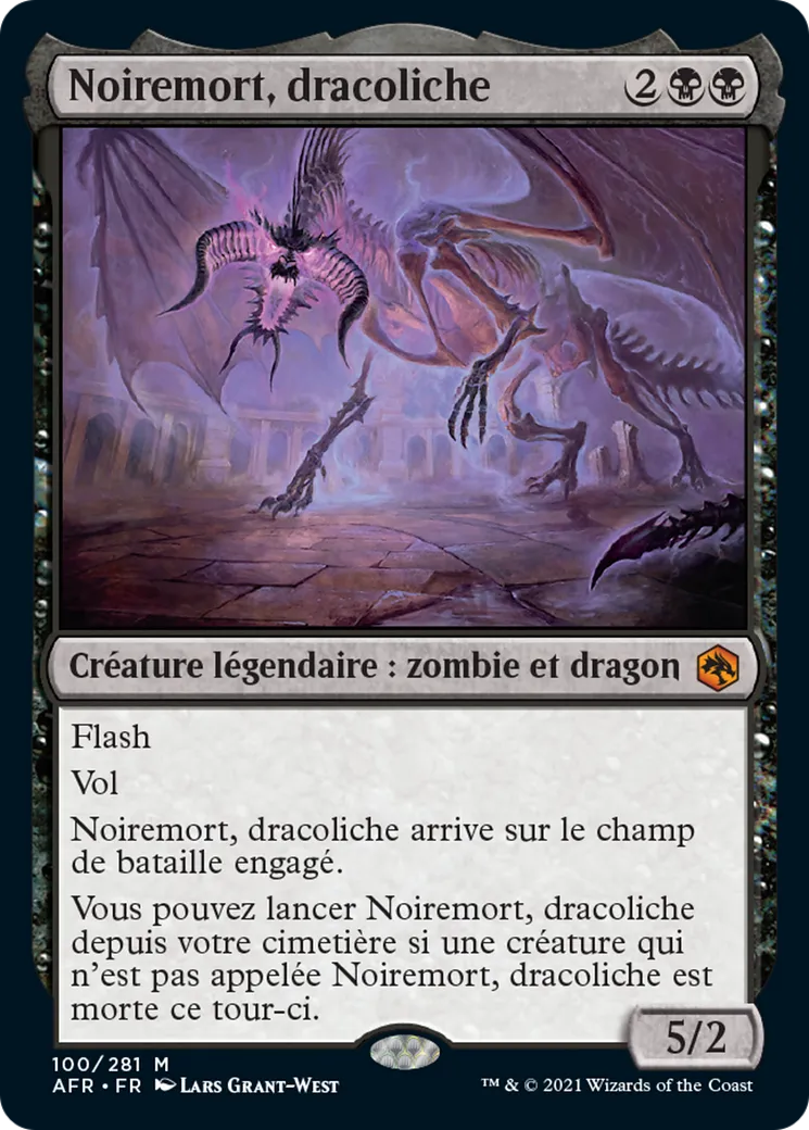 Noiremort, dracoliche — Adventures in the Forgotten Realms — Magic: The Gathering