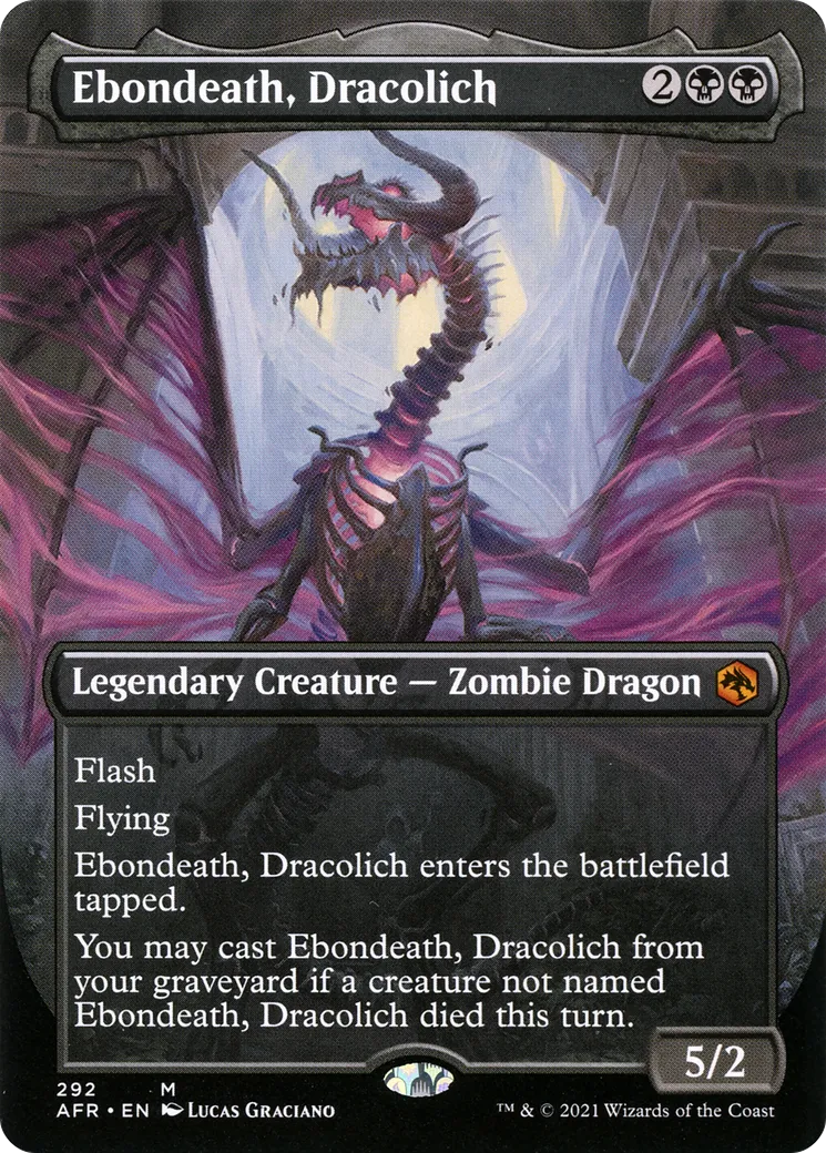 Ebondeath, Dracolich — Adventures in the Forgotten Realms — Magic: The Gathering