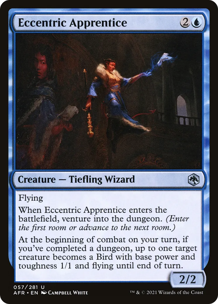 Apprentie excentrique — Adventures in the Forgotten Realms — Magic: The Gathering