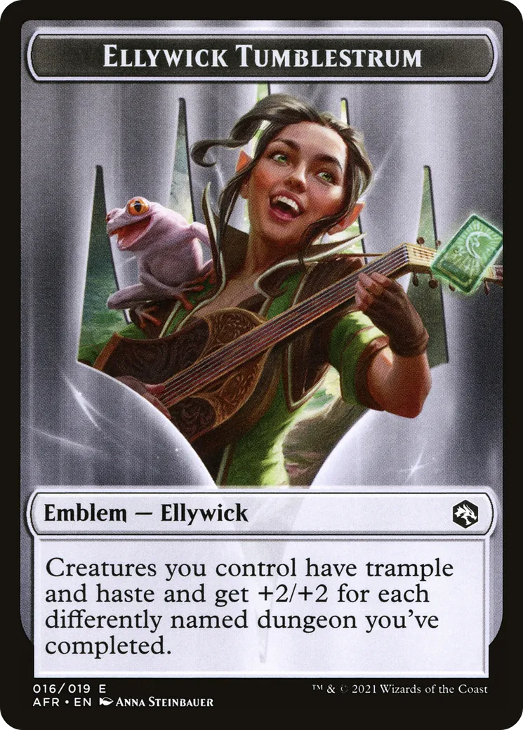 Ellywick Tumblestrum Emblem — Adventures in the Forgotten Realms — Magic: The Gathering