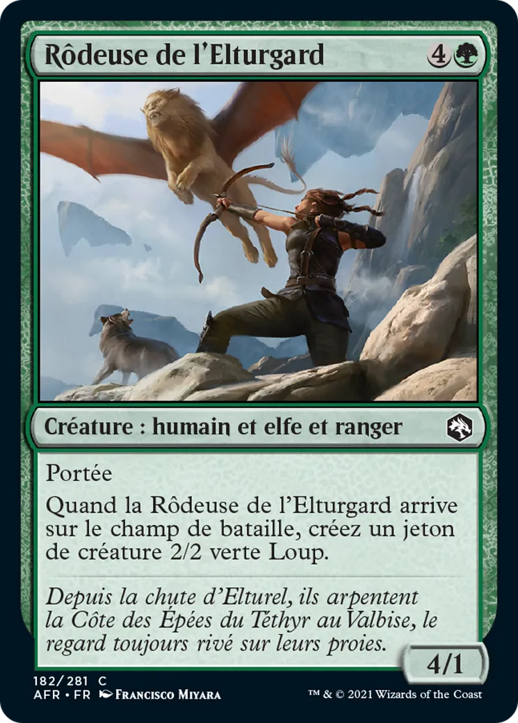 Rôdeuse de l'Elturgard — Adventures in the Forgotten Realms — Magic: The Gathering