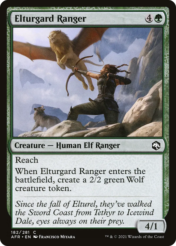 Rôdeuse de l'Elturgard — Adventures in the Forgotten Realms — Magic: The Gathering