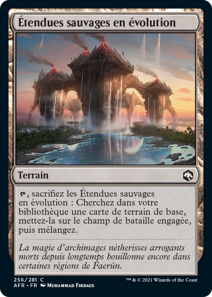 Étendues sauvages en évolution from Adventures in the Forgotten Realms - Magic: The Gathering