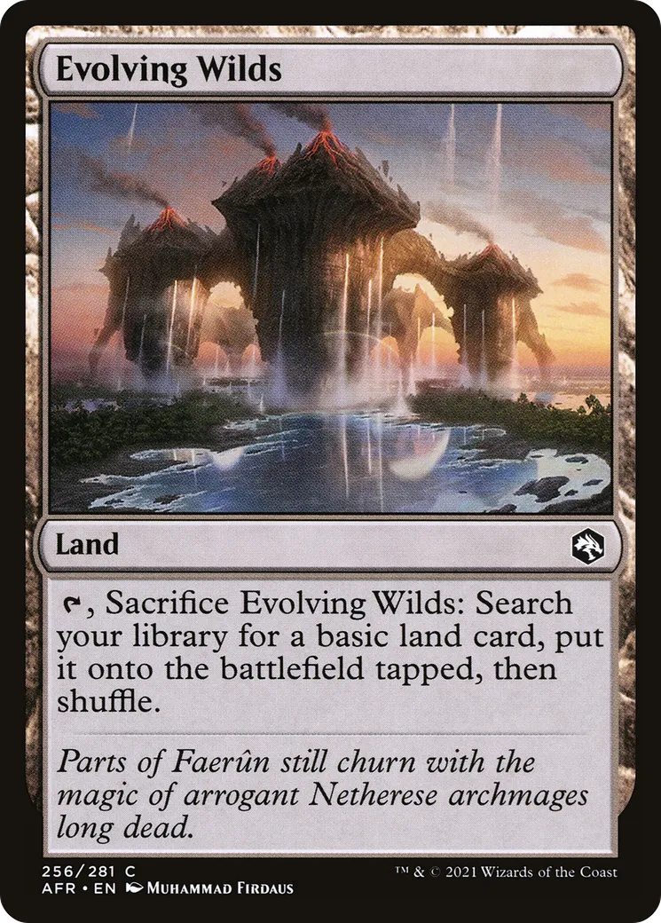 Evolving Wilds from Adventures in the Forgotten Realms - Magic: The Gathering