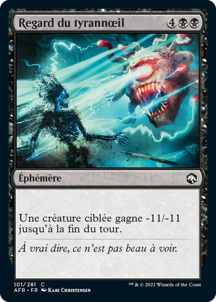 Regard du tyrannœil — Adventures in the Forgotten Realms — Magic: The Gathering