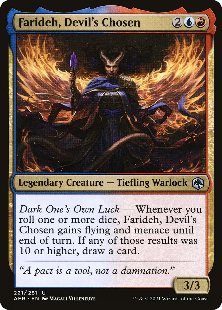 Farideh, élue du Diable — Adventures in the Forgotten Realms — Magic: The Gathering