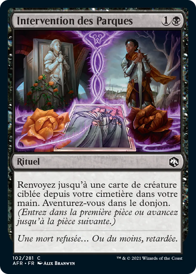 Intervention des Parques — Adventures in the Forgotten Realms — Magic: The Gathering