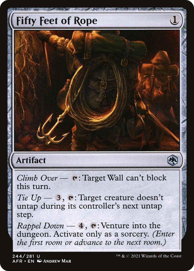 Fifty Feet of Rope — Adventures in the Forgotten Realms — Magic: The Gathering