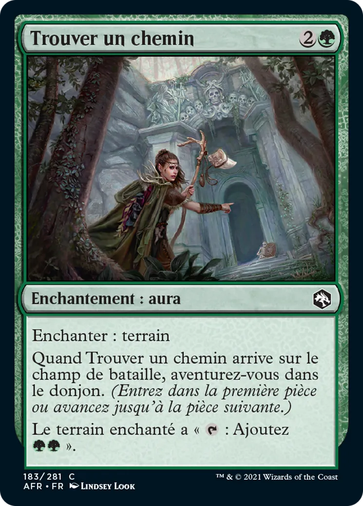 Trouver un chemin — Adventures in the Forgotten Realms — Magic: The Gathering