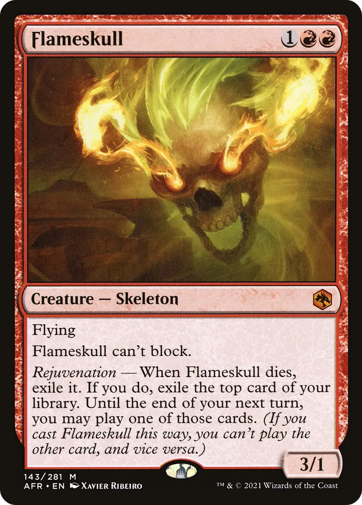 Flameskull — Adventures in the Forgotten Realms — Magic: The Gathering