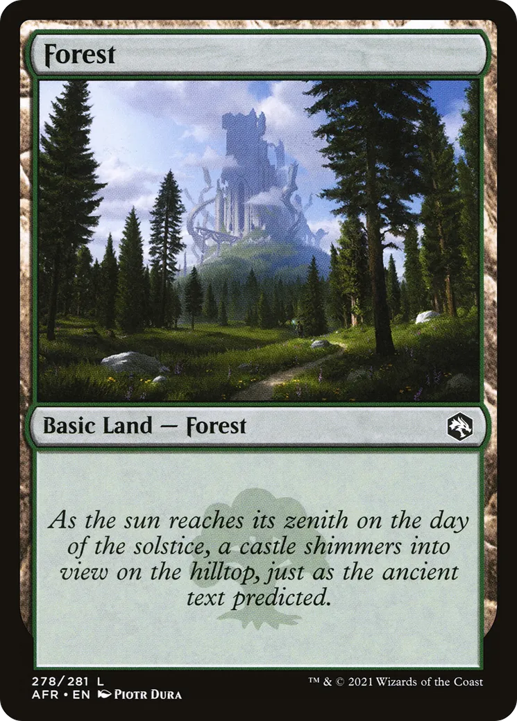 Forest — Adventures in the Forgotten Realms — Magic: The Gathering