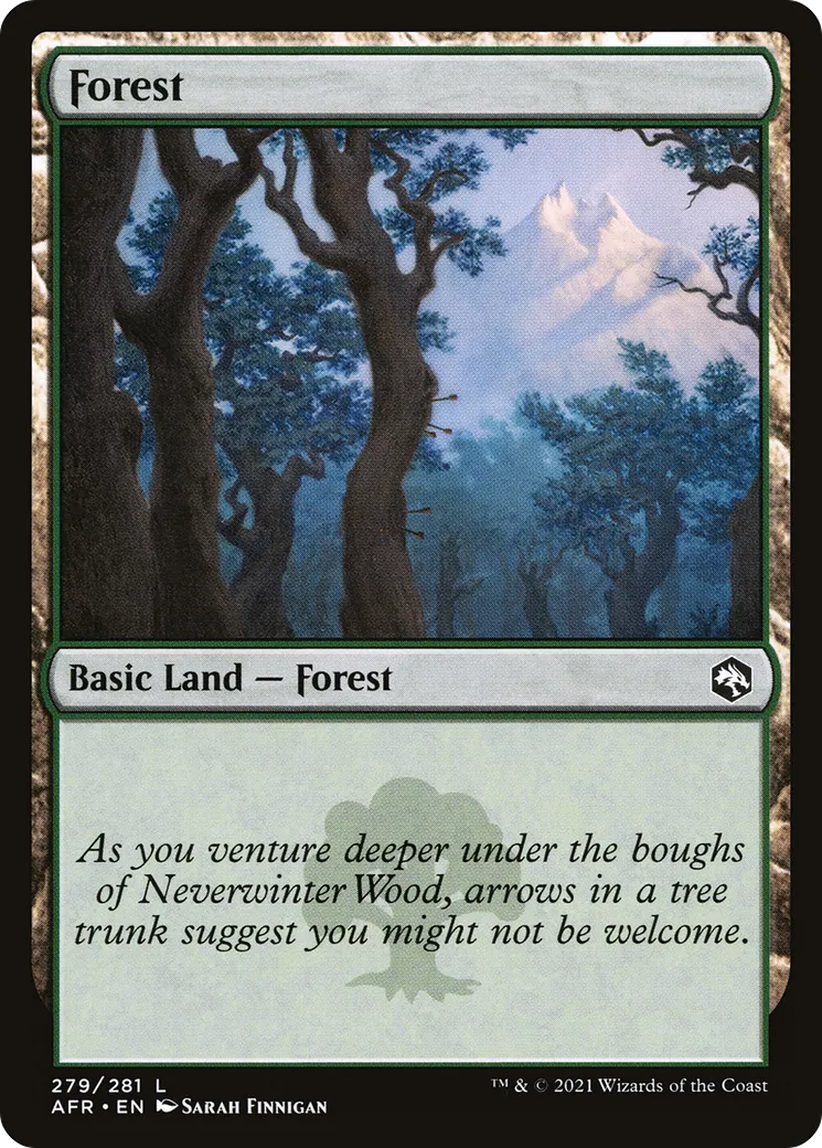 Forest — Adventures in the Forgotten Realms — Magic: The Gathering