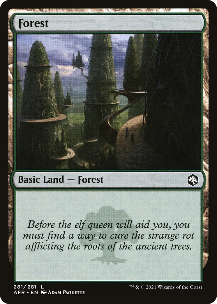 Forest — Adventures in the Forgotten Realms — Magic: The Gathering