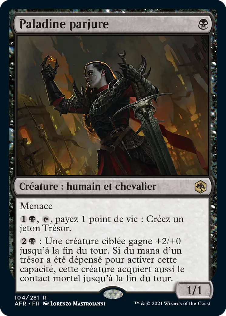 Paladine parjure — Adventures in the Forgotten Realms — Magic: The Gathering
