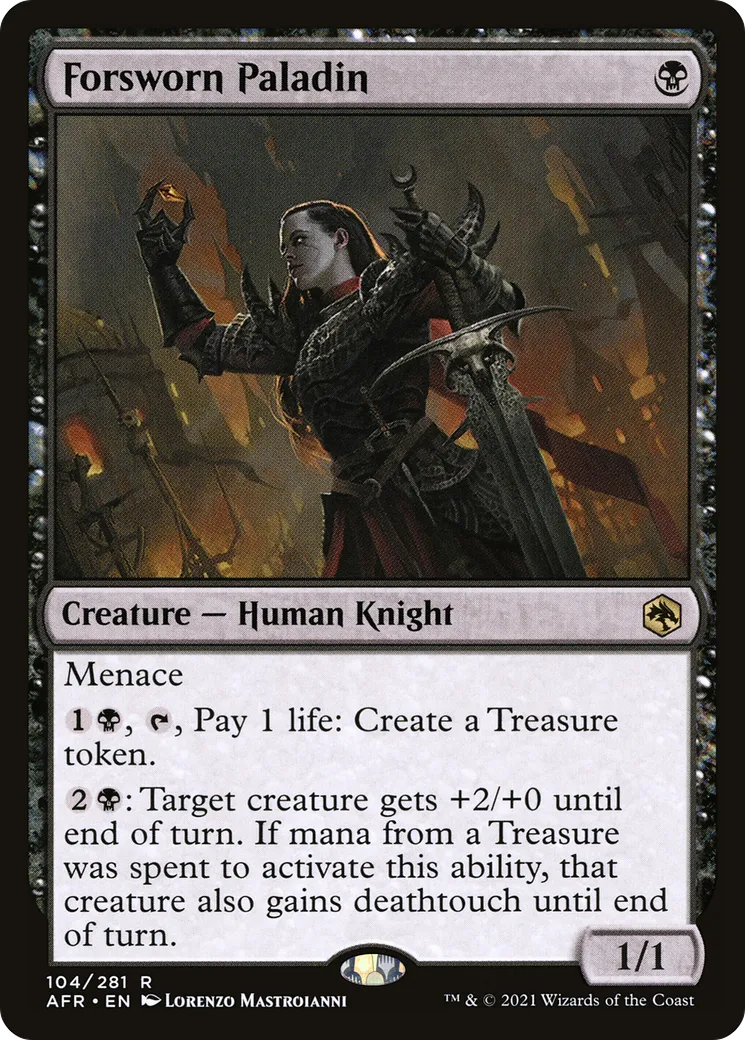 Forsworn Paladin — Adventures in the Forgotten Realms — Magic: The Gathering