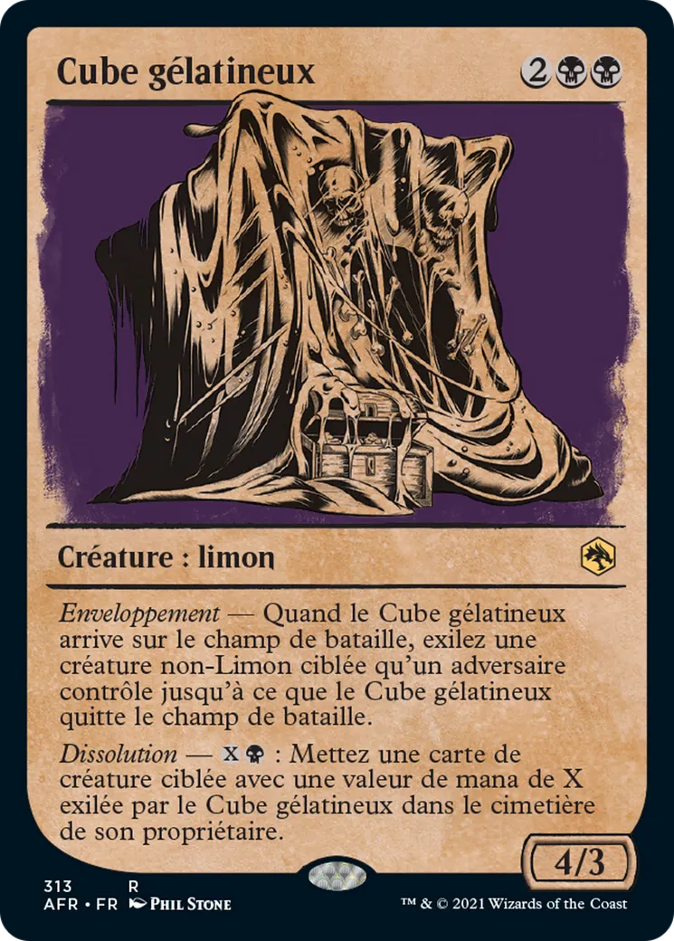 Cube gélatineux — Adventures in the Forgotten Realms — Magic: The Gathering