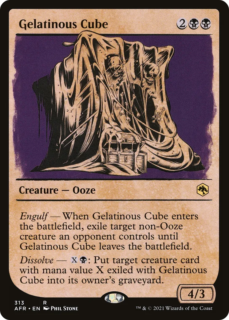 Cube gélatineux — Adventures in the Forgotten Realms — Magic: The Gathering