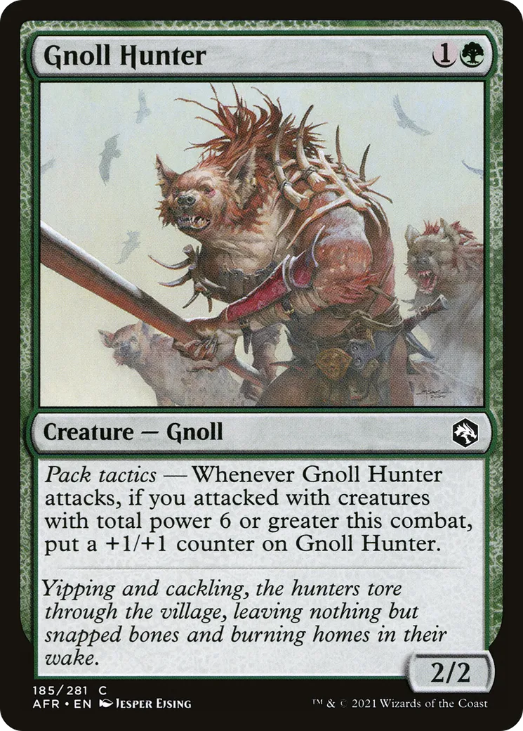 Gnoll Hunter — Adventures in the Forgotten Realms — Magic: The Gathering