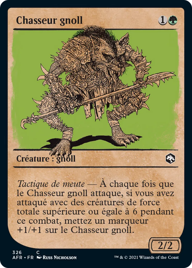 Chasseur gnoll — Adventures in the Forgotten Realms — Magic: The Gathering