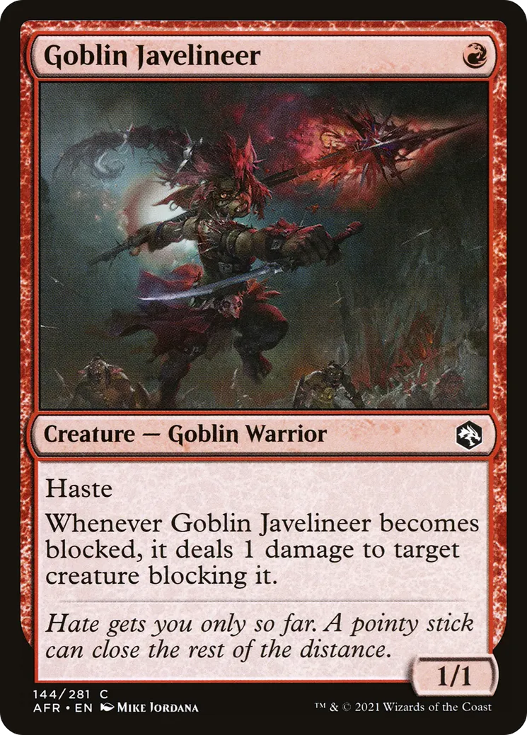 Javelinière gobeline — Adventures in the Forgotten Realms — Magic: The Gathering
