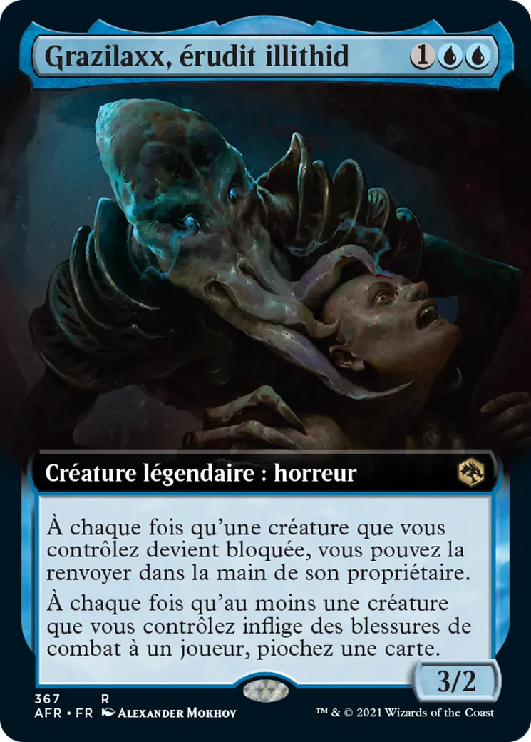 Grazilaxx, érudit illithid — Adventures in the Forgotten Realms — Magic: The Gathering