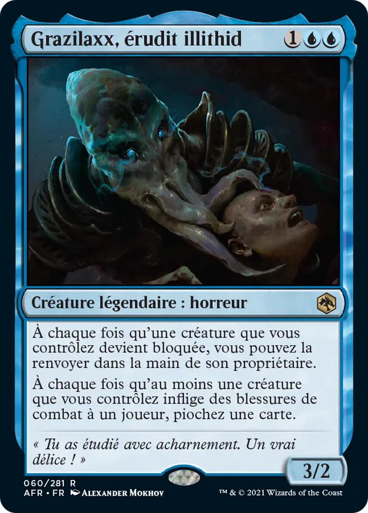 Grazilaxx, érudit illithid — Adventures in the Forgotten Realms — Magic: The Gathering