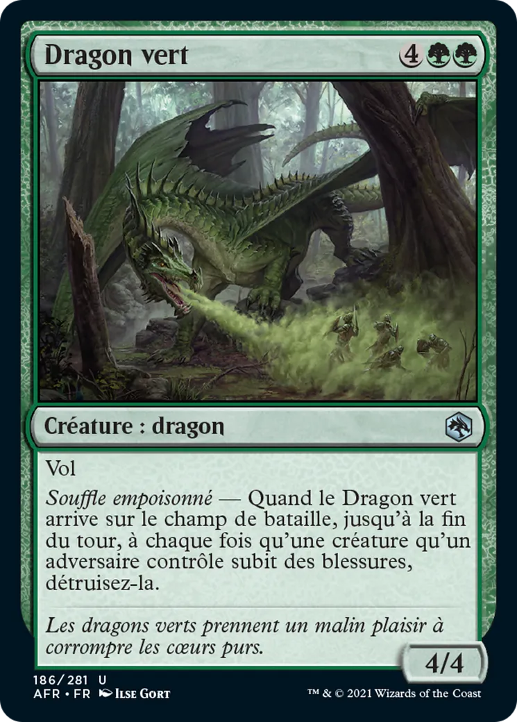 Dragon vert — Adventures in the Forgotten Realms — Magic: The Gathering