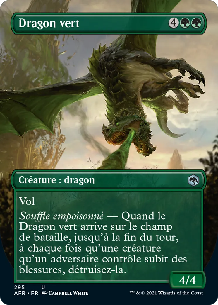 Dragon vert — Adventures in the Forgotten Realms — Magic: The Gathering