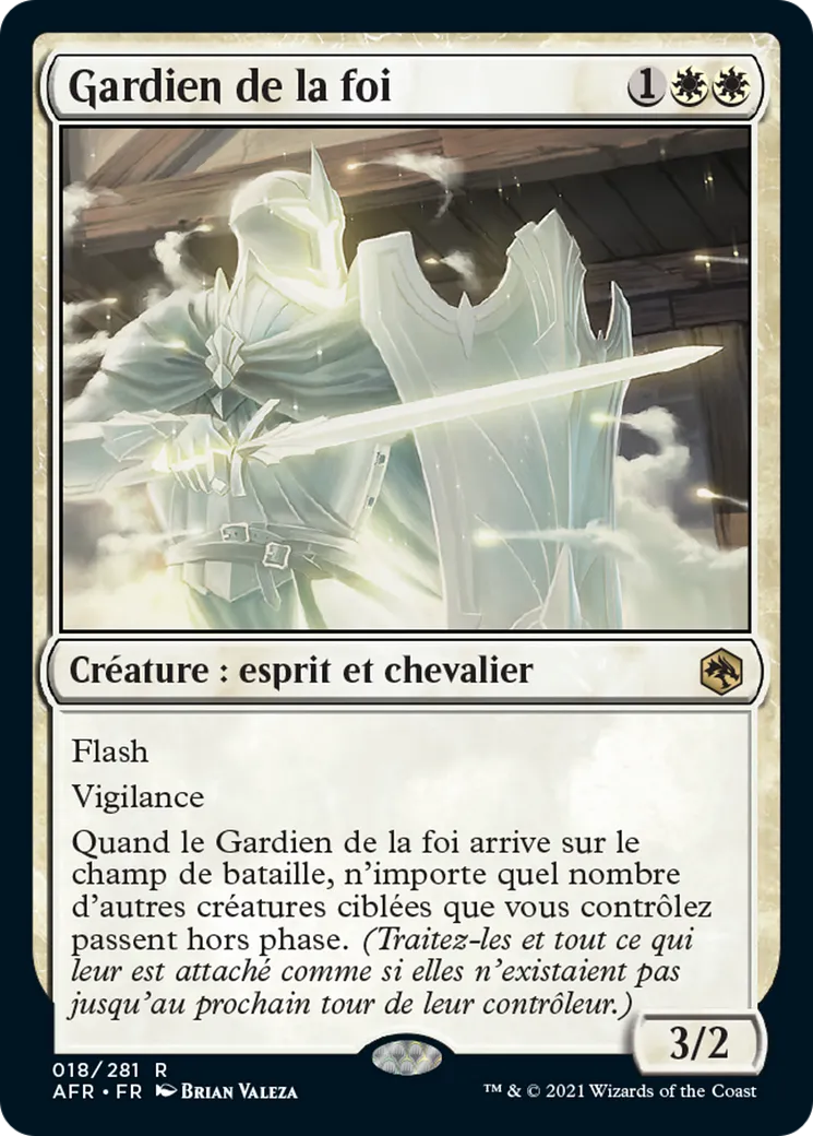 Gardien de la foi — Adventures in the Forgotten Realms — Magic: The Gathering