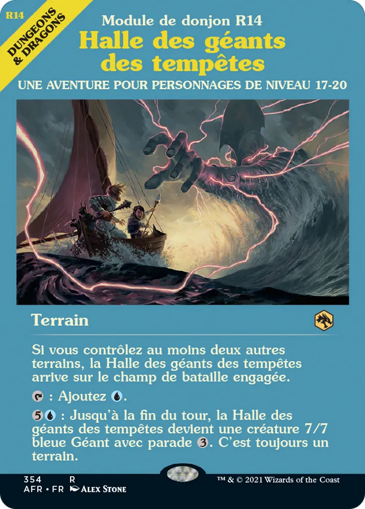 Halle des géants des tempêtes — Adventures in the Forgotten Realms — Magic: The Gathering