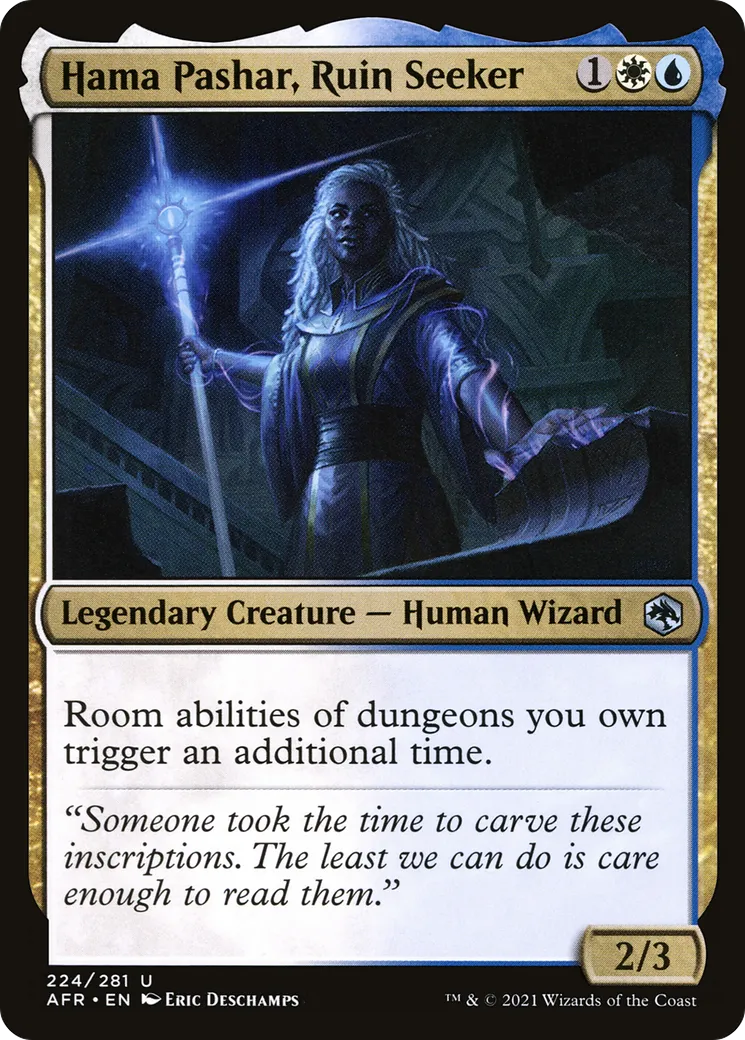 Hama Pashar, Ruin Seeker — Adventures in the Forgotten Realms — Magic: The Gathering