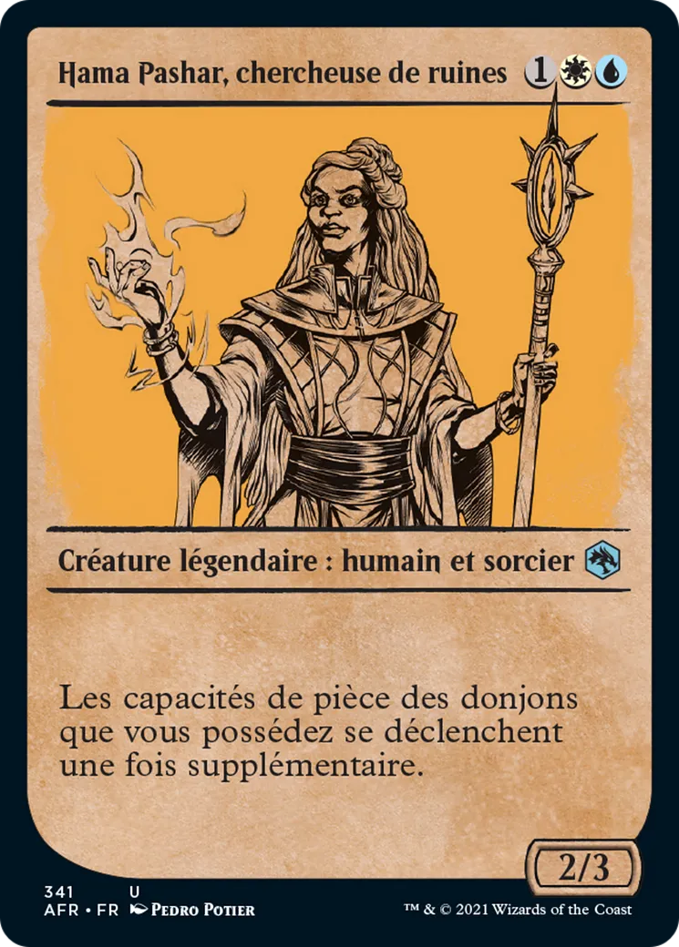 Hama Pashar, chercheuse de ruines — Adventures in the Forgotten Realms — Magic: The Gathering