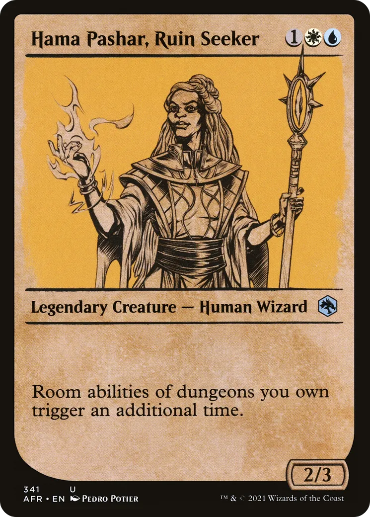 Hama Pashar, Ruin Seeker — Adventures in the Forgotten Realms — Magic: The Gathering