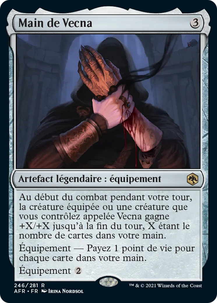 Main de Vecna — Adventures in the Forgotten Realms — Magic: The Gathering