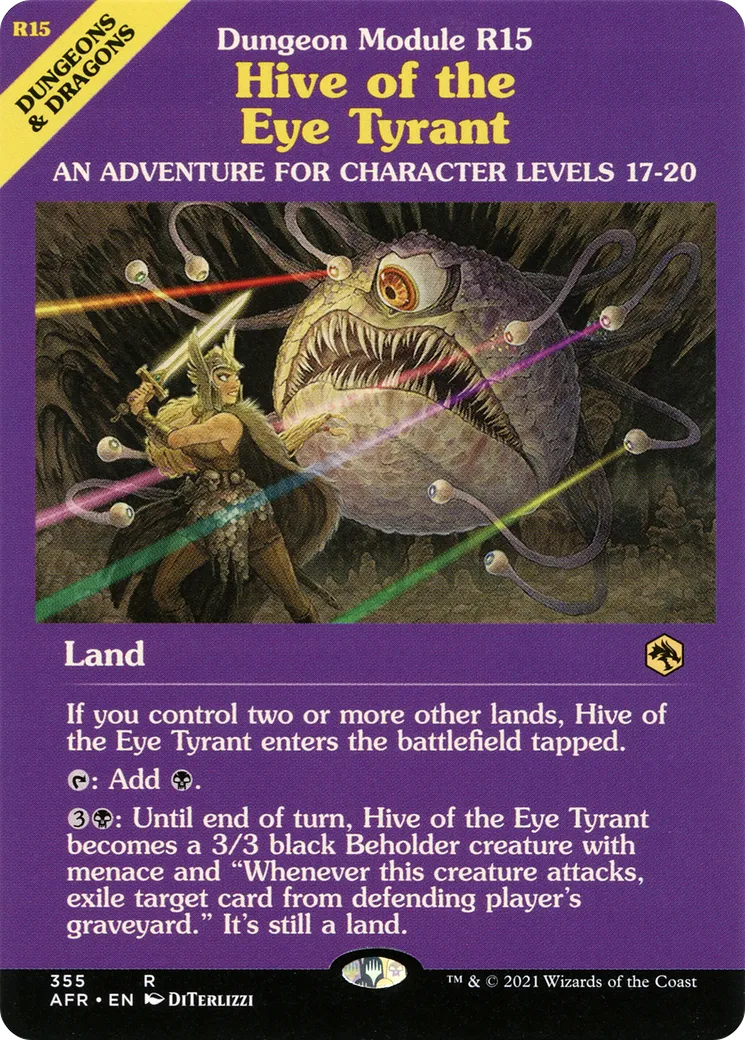 Hive of the Eye Tyrant — Adventures in the Forgotten Realms — Magic: The Gathering